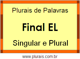 Lista de Plurais de Palavras Terminadas em AL