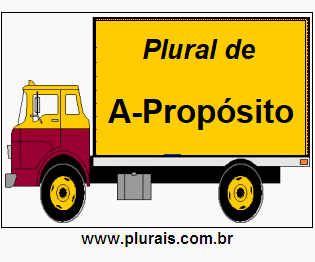 Plural de A-Propósito