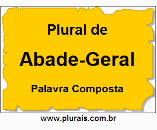 Plural de Abade-Geral