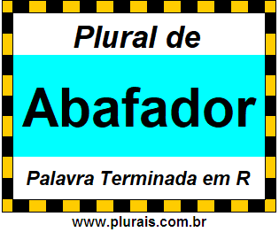 Plural de Abafador