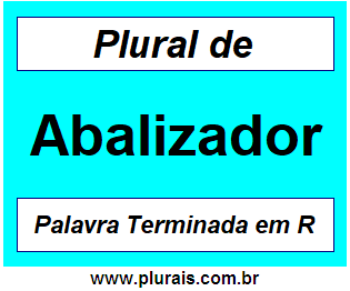 Plural de Abalizador