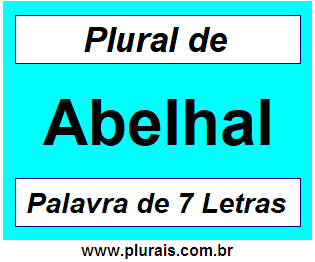 Plural de Abelhal