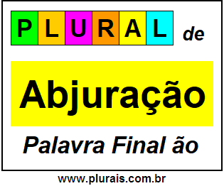 Plural de Abjuração