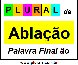 Plural de Ablação