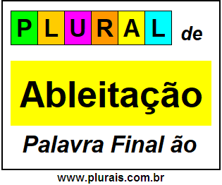 Plural de Ableitação