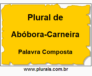 Plural de Abóbora-Carneira