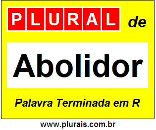 Plural de Abolidor