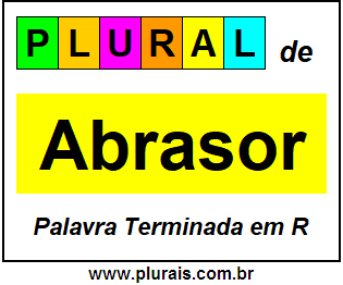 Plural de Abrasor