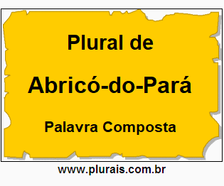 Plural de Abricó-do-Pará