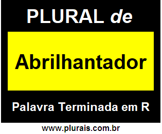 Plural de Abrilhantador