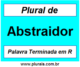 Plural de Abstraidor