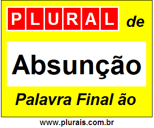 Plural de Absunção