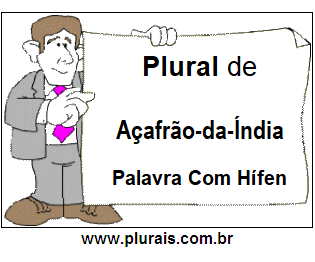 Plural de Açafrão-da-Índia