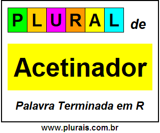 Plural de Acetinador