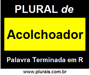 Plural de Acolchoador