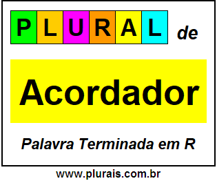 Plural de Acordador