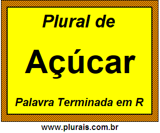 Plural de Açúcar