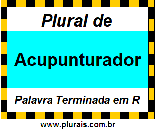 Plural de Acupunturador