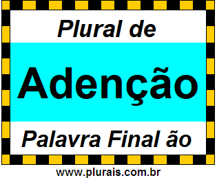 Plural de Adenção