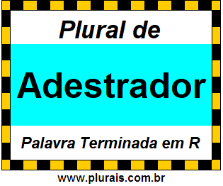 Plural de Adestrador