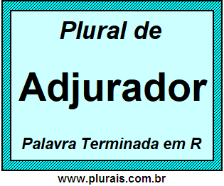 Plural de Adjurador