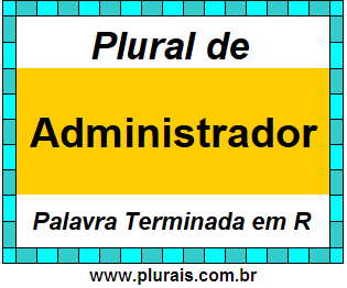 Plural de Administrador