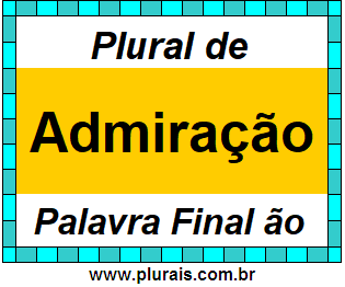 Plural de Admiração