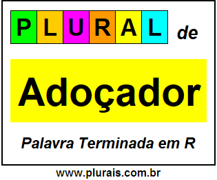 Plural de Adoçador