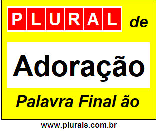 Plural de Adoração