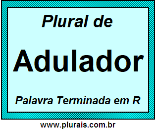 Plural de Adulador