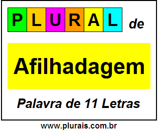 Plural de Afilhadagem