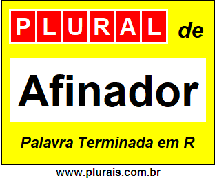 Plural de Afinador