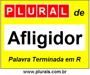 Plural de Afligidor