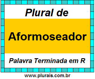 Plural de Aformoseador