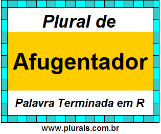 Plural de Afugentador