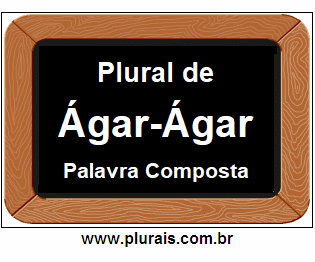 Plural de Ágar-Ágar