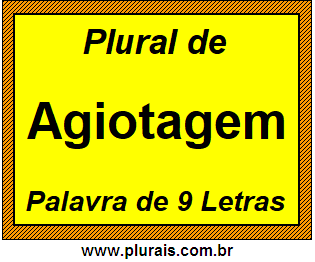 Plural de Agiotagem