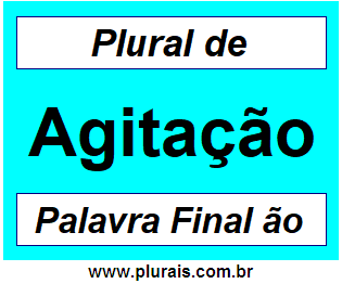 Plural de Agitação