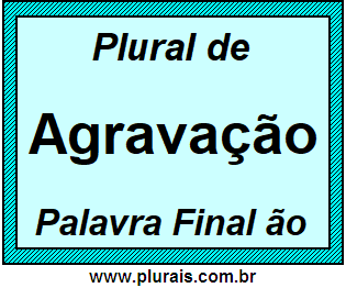 Plural de Agravação