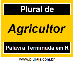 Plural de Agricultor