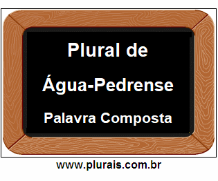 Plural de Água-Pedrense