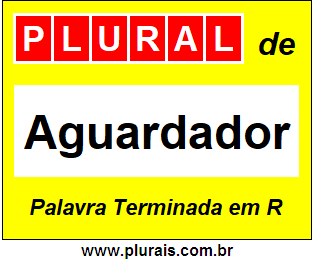 Plural de Aguardador