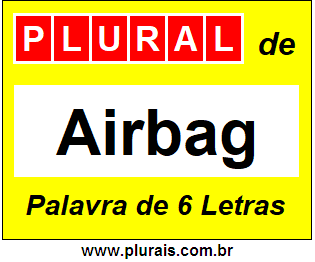 Plural de Airbag