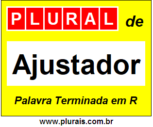 Plural de Ajustador