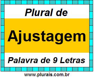 Plural de Ajustagem