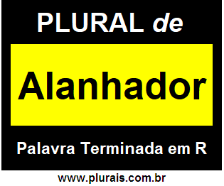 Plural de Alanhador