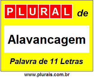 Plural de Alavancagem