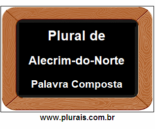 Plural de Alecrim-do-Norte