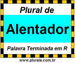 Plural de Alentador