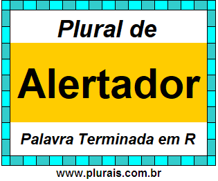 Plural de Alertador